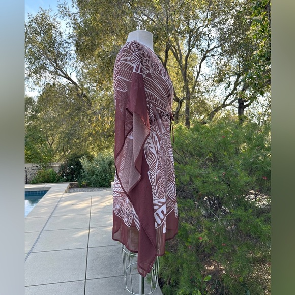 NWOT Bleu Rod Beattie "En La Playa" open sleeve coverup - size S - Picture 2 of 5